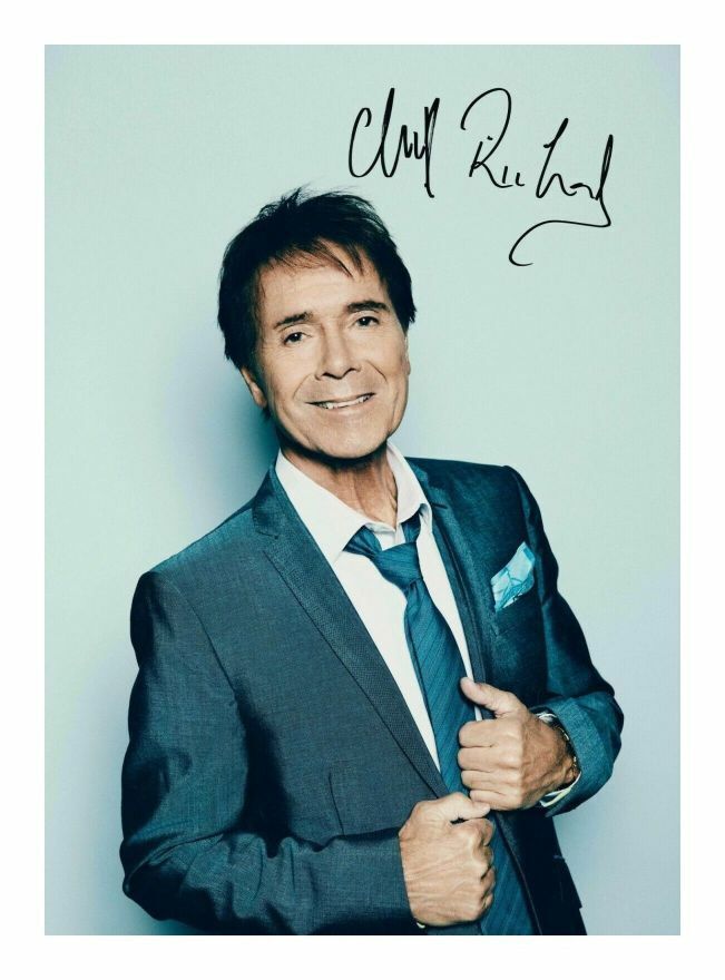 SIR CLIFF RICHARD AUTOGRAPH SIGNED PP Photo Poster painting POSTER