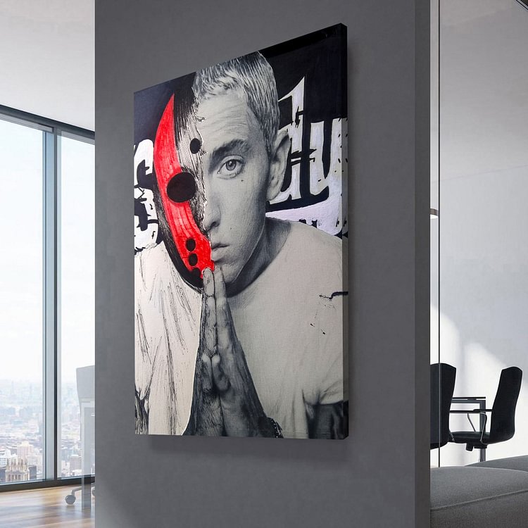 Eminem with Shady Classics Canvas Wall Art