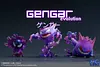 1/20 Scale World Zukan Evolutionary Combination Series Gengar Family - Pokemon Resin Statue - MG Studios