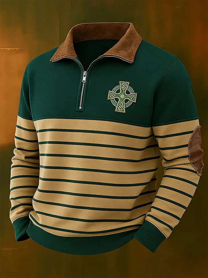 Man's Saint Patrick's Day Print Sweatershirt 