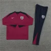 England 24-25 1/4 Zip Tracksuit Red Chandal