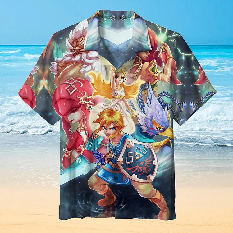 Legend Of Zelda | Unisex Hawaiian Shirt