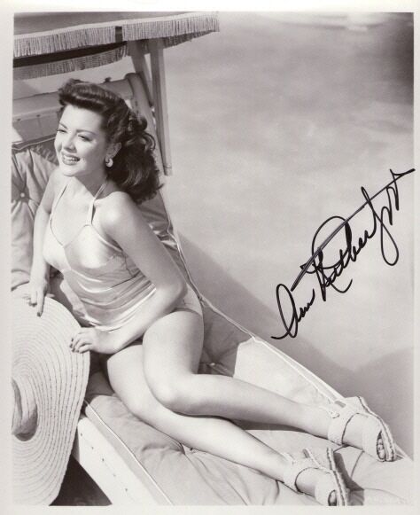 Authentic autograph Ann Rutherford