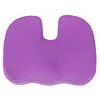 Memory Foam Orthopedic Seat Cushion Breathable Pillow for Home Office (Purple)