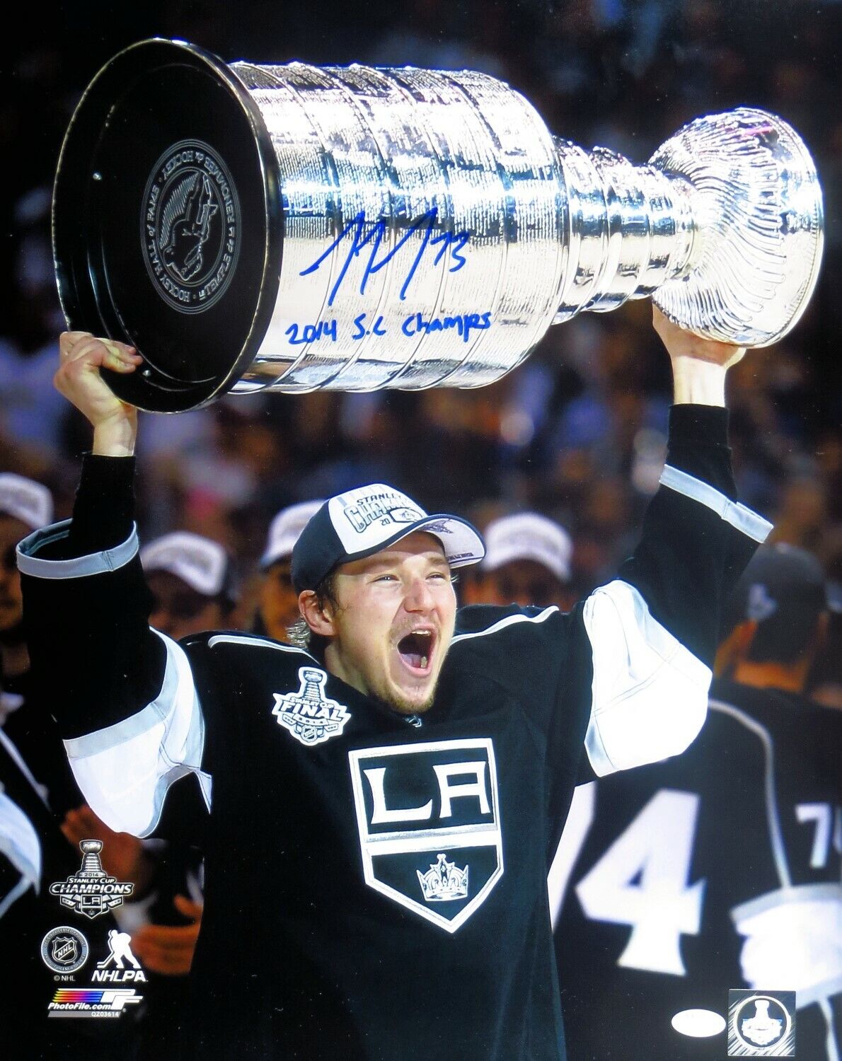 Tyler Toffoli Signed Autographed 16X20 Photo Poster painting LA Kings 2014 SC Champs