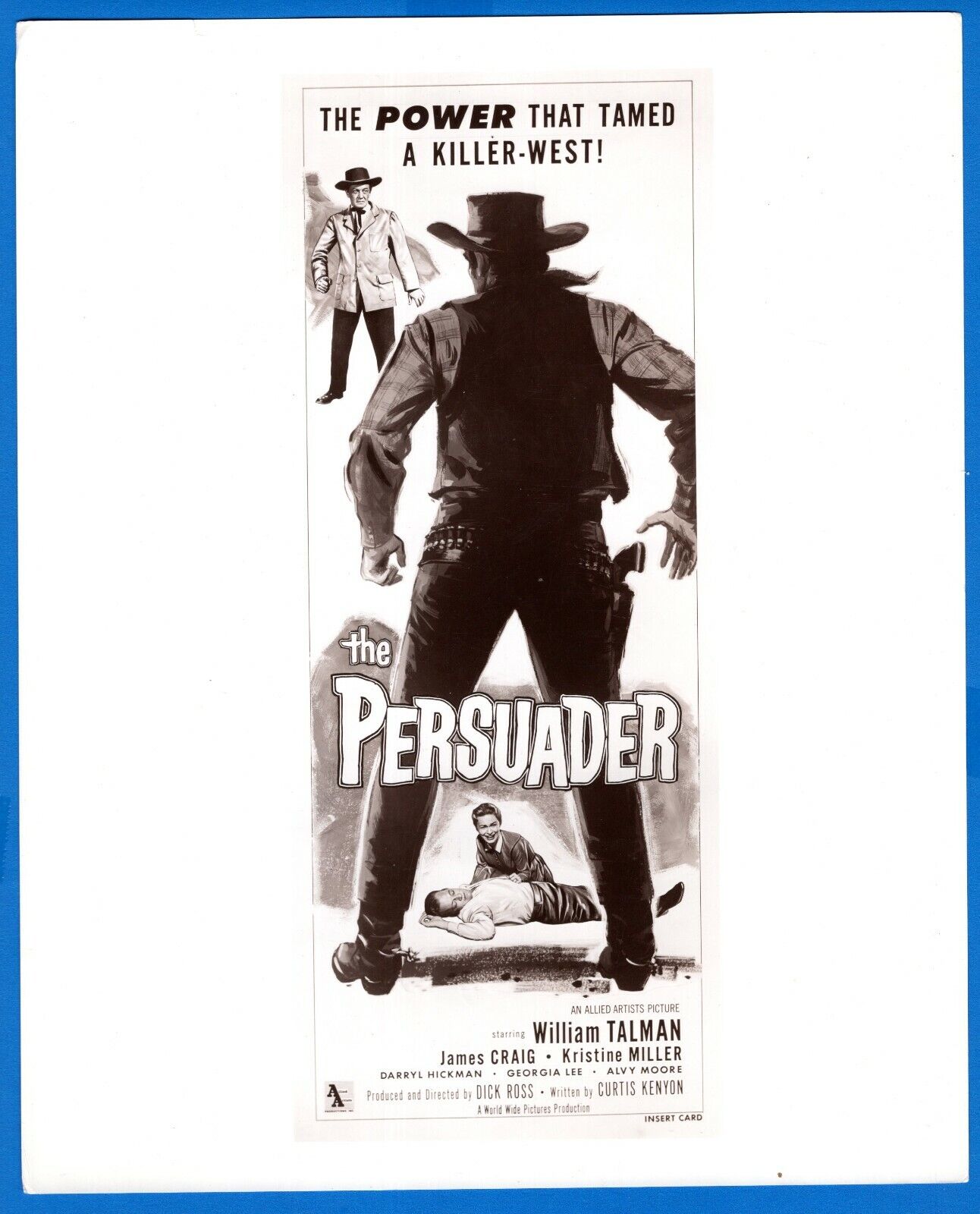 THE PERSUADER Movie WILLIAM TALMAN JAMES CRAIG KRISTINE MILLER 8x10 Promo Photo Poster painting