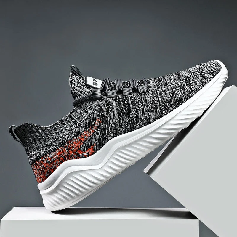 Mesh Men Casual Shoes Breathable Summer Mens Sneakers Trend Lightweight Black Walking Big Size Man Tenis Shoe Zapatillas Hombre