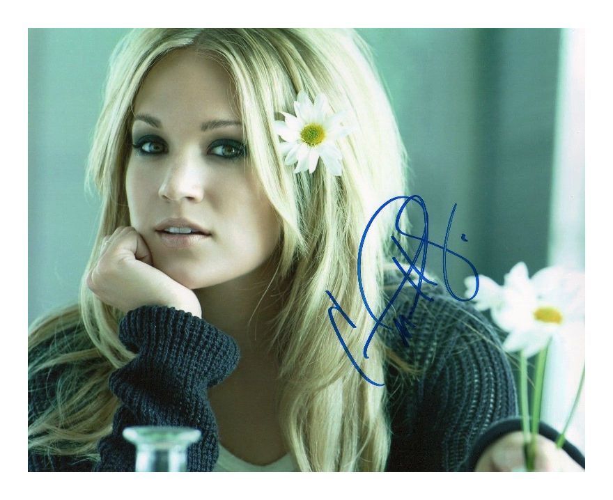 CARRIE UNDERWOOD AUTOGRAPHED SIGNED A4 PP POSTER Photo Poster painting PRINT 8