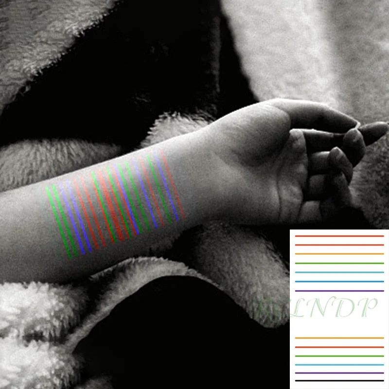 Waterproof Temporary Luminous Tattoo Sticker Moon Lunar Planet Star Sky Element Tattos Flash Tatoo Fake Tatto for Kids Women Men