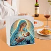 (US Only)Mary DIY Diamond Painting Napkin Holder Kit Unique Gift for Friends Family