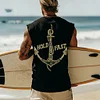 Men's Surf Hold Fast Against The Current Tank Top by Inlyline