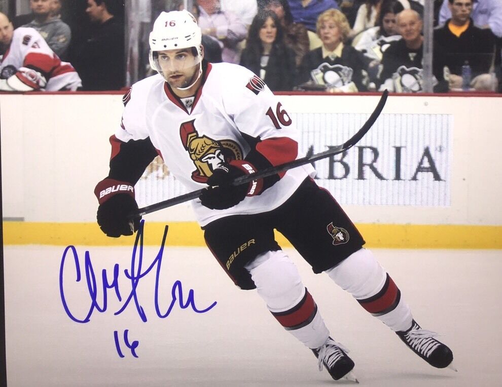 Clarke MacArthur Ottawa Senators AUTOGRAPH 8x10 Hand Signed Photo Poster painting Playoffs