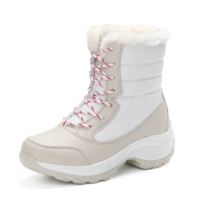 Women's Waterproof Snow Boots Trendy Cotton Shoes