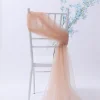 20PCS Wedding Chiavari Chair Decor 200cm Flowing Gauze Curtain Cloth
