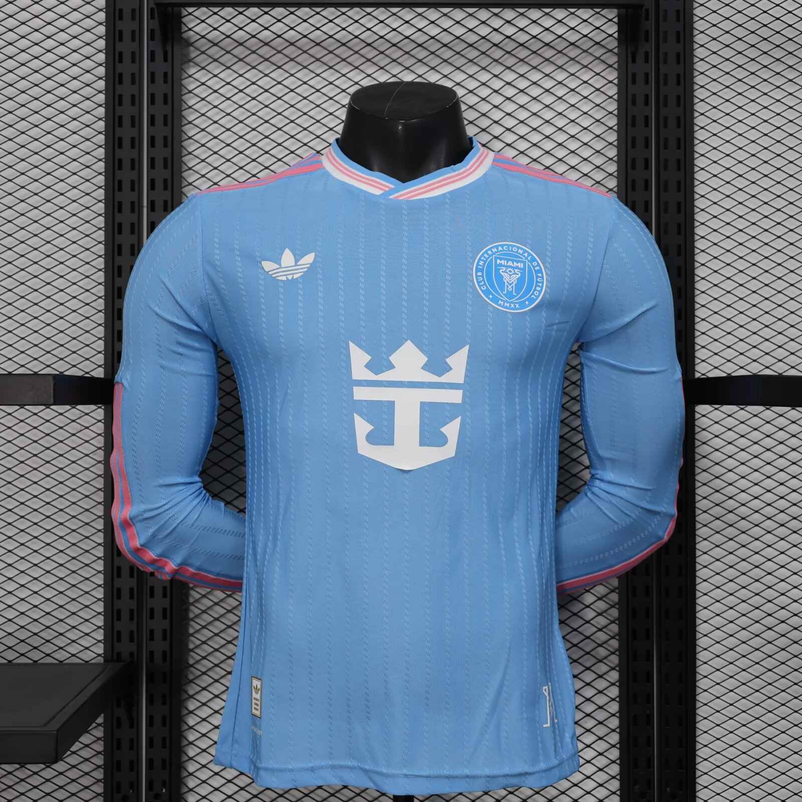 2025/2026 Player Version Long Sleeves Inter Miami Third Away Football Jersey 1:1 Thai Quality（The player version jersey is a bit tight, please pay attention to the size selection）