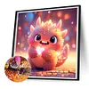 >SALE<5D DIY Full Round Drill Diamond Painting Love Pink Dragon Kit Home Decor 30x30cm