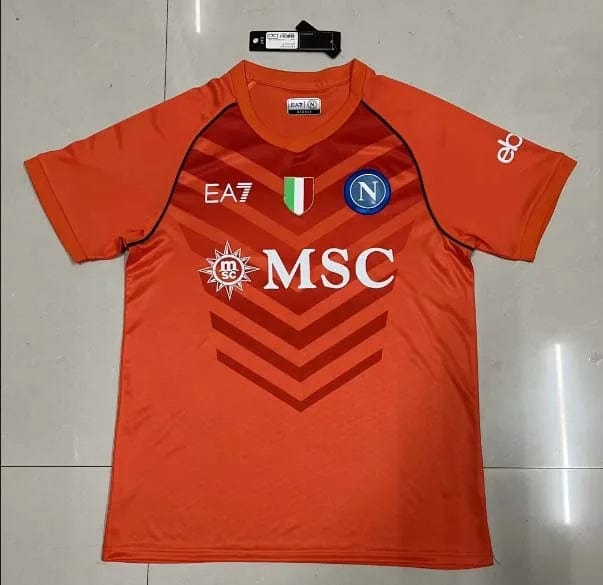 2023/2024 Napoli Goalkeeper Orange Soccer Jersey 1:1 Thai Quality mysite