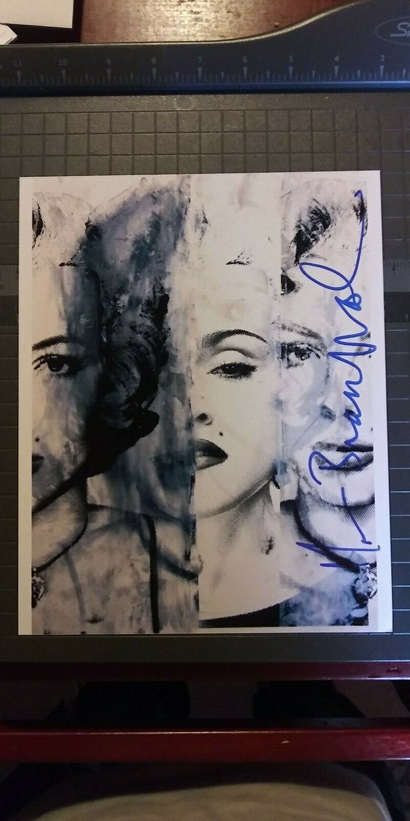 Mr. Brainwash signed 8x10