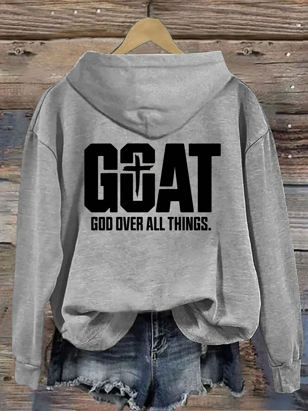 Goat God Over All Things Hoodie