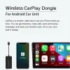 USB Wireless Apple Carplay Android Auto Dongle Adapter For Android GPS screen