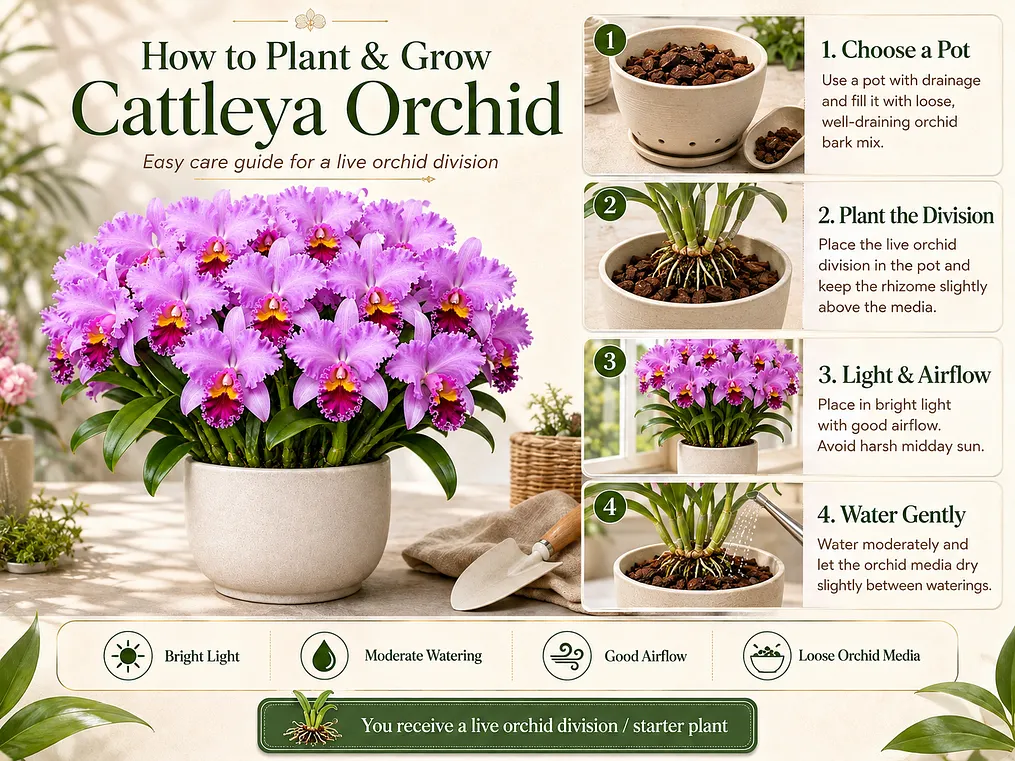 Cattleya Orchid growing guide