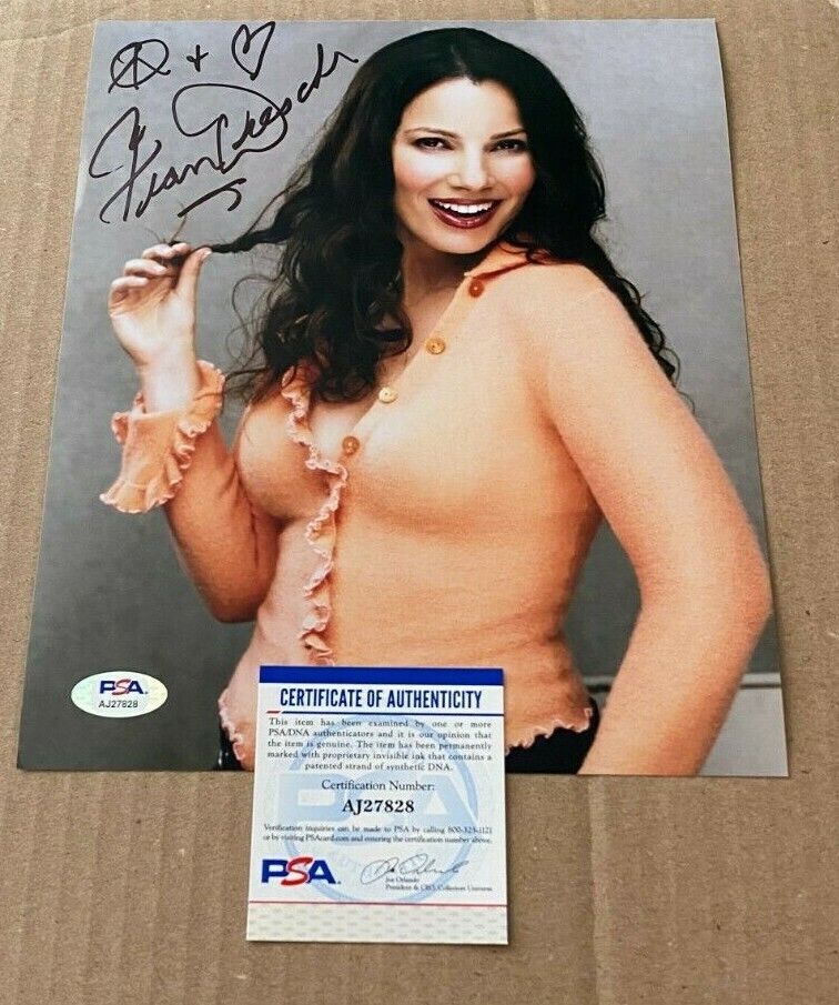 FRAN DRESCHER SIGNED SEXY 8X10 Photo Poster painting PSA/DNA THE NANNY