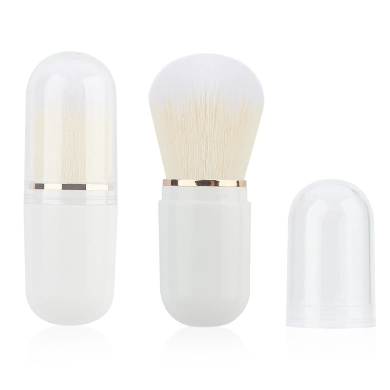 New Portable Makeup Brush Telescopic Brush Nail Powder Dust Brush Travel Blush Brush Single Makeup Tool