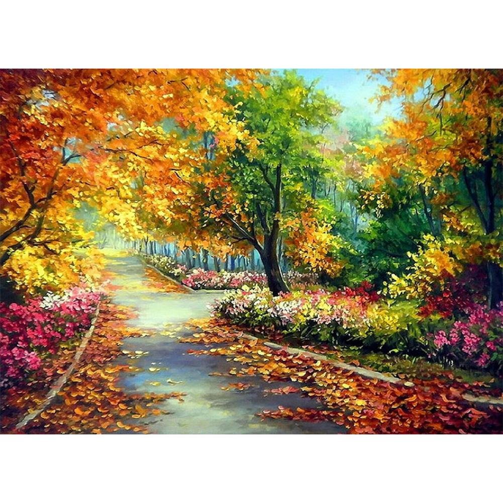 Diamond Painting - Full Round - Autumn Scenery