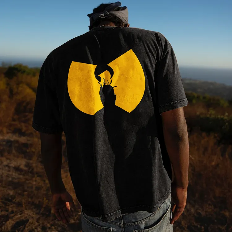 Portrait Shadow Print T-shirt