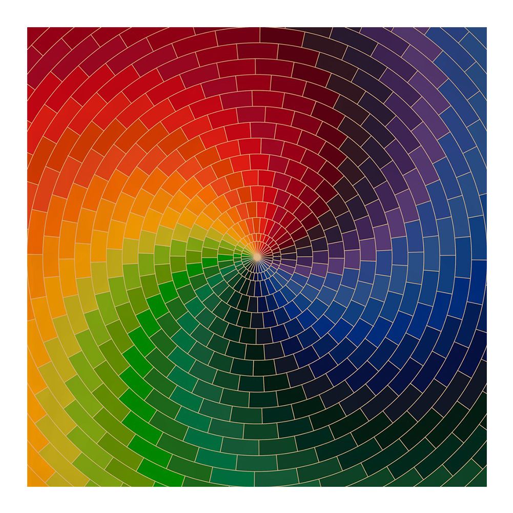 Cross Stitch - 11CT Stamped - Spinning Rainbow 40*40cm
