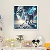 Cat And Lion-11CT Stamped Cross Stitch 40*40cm/15.75*15.75in