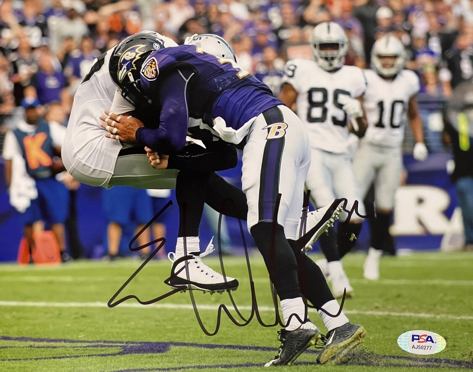 Eric Weddle Signed Autographed Baltimore Ravens 8x10 Photo Poster painting PSA/DNA