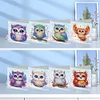 uk.everydayedeals 8Pcs DIY Diamond Painting Greeting Card - Snowy Owl