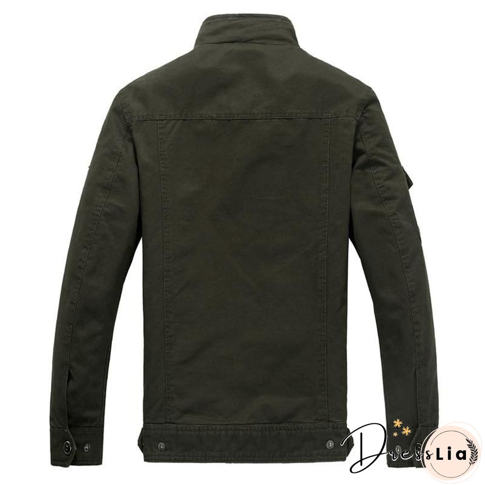 Cotton Military Jacket Men coat Soldier MA1 Style Army Jackets Male Brand Mens Bomber Jackets Plus Size M-6XL