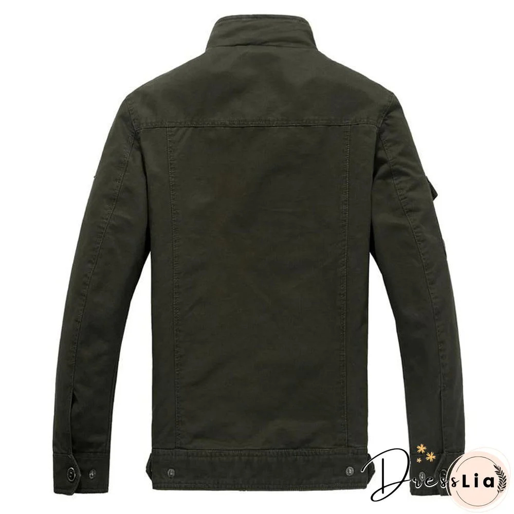 Cotton Military Jacket Men coat Soldier MA1 Style Army Jackets Male Brand Mens Bomber Jackets Plus Size M-6XL