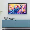 Peacock-11CT Stamped Cross Stitch 90*50cm/35.43*19.69in (Big Size)