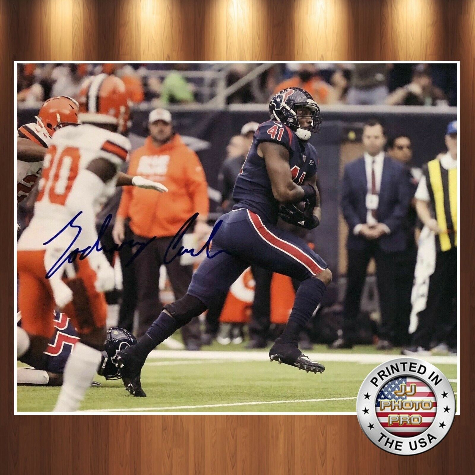 Zach Zachary Autographed Signed 8x10 Photo Poster painting (Texans) REPRINT