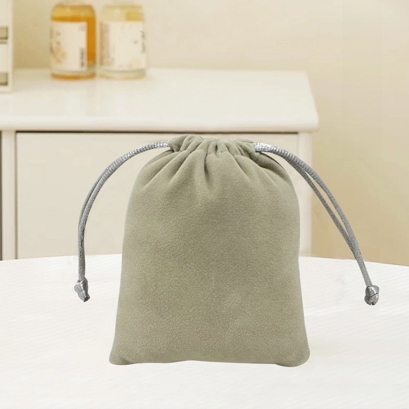 100 Pieces Factory Flannel Jewelry Packaging Bag Buddha Beads Jewelry Play Bag Brocade Bag Gift Bag Drawstring Bag