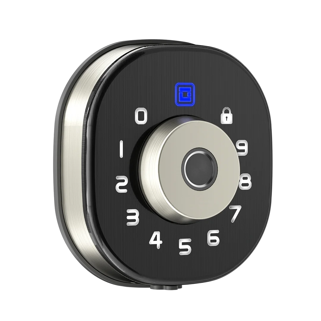 L-F502 Smart Dead bolt, Geek 5-in-1 Keyless Entry Deadbolt Door Locks with Keypad, Remote Control with APP, IC Card, Mechanical Key,Security with Auto Lock Smart Lock Front Door External Lock IP65 Waterproof