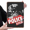 The Police - Panneaux en &eacute;tain m&eacute;tallique(20*30cm/30*40cm) - Musique