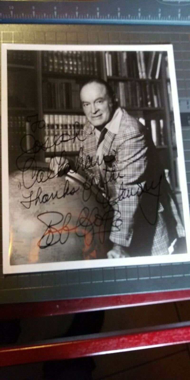 Bob Hope signed 8x10