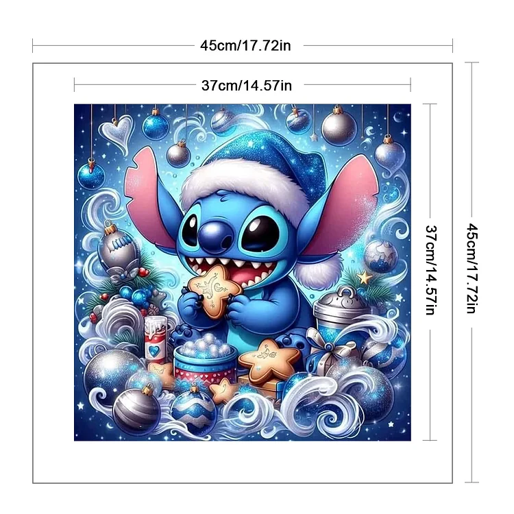 Stitch (45*45cm) 11CT Stamped Cross Stitch