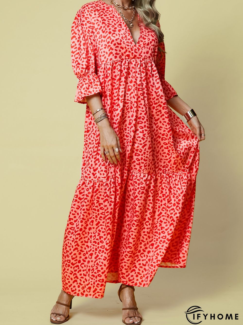 Boho Half Sleeve Weaving Dress | IFYHOME