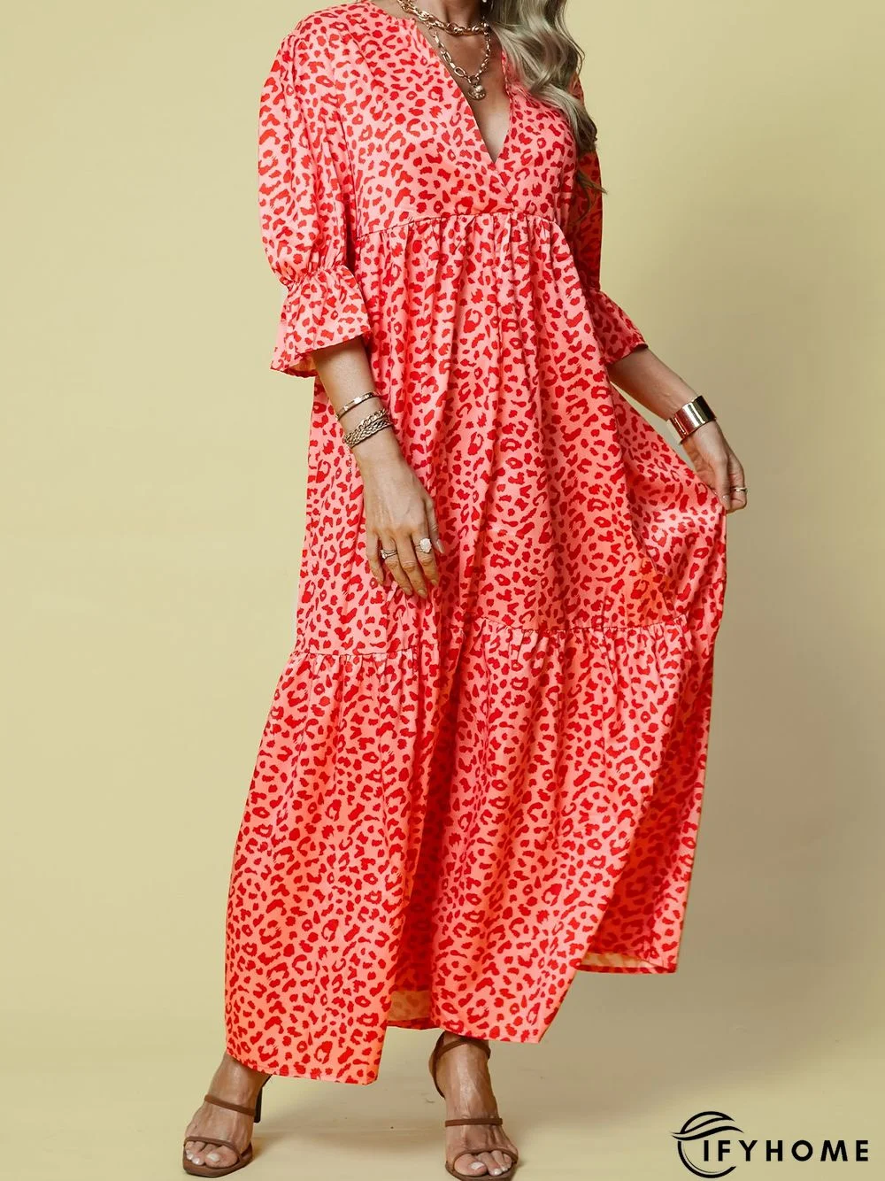 Boho Half Sleeve Weaving Dress | IFYHOME