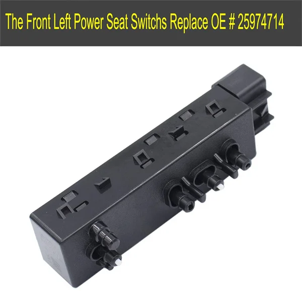 Garlaven Front Seat Adjuster Switch 12451498 for GMC Sierra 2500 HD 2007-2014