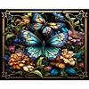 Butterfly - Round AB Drills Diamond Painting(55x45cm)