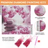 J&eacute;sus kit complets DIY 5d carr&eacute;s de peinture diamant avec peinture en diamant pour adultes/d&eacute;butants, id&eacute;e cadeau d&eacute;coration murale maison peintures diamants &agrave; points et arts visuels cr&eacute;atifs 17,72x21,65in (zqa6869)
