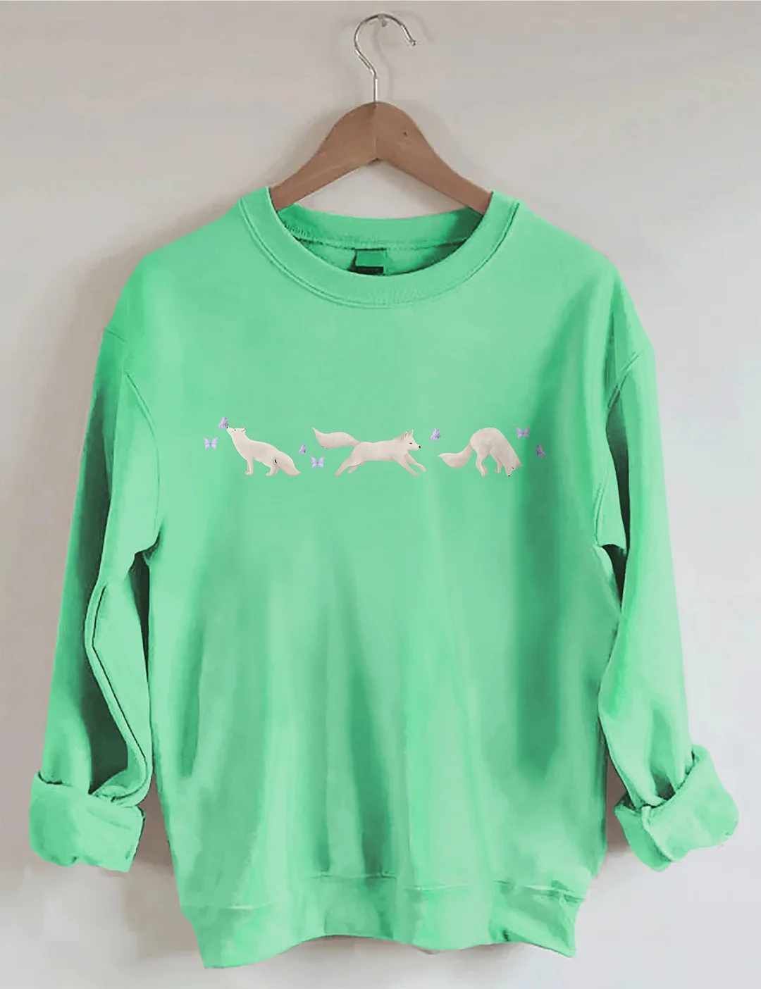 Foxes And Butterflies Sweatshirt