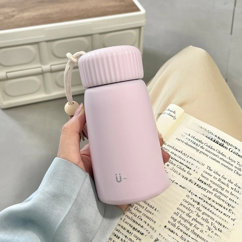 Korean-style Thermos Cup Girl’s High-value Mini Cute Water Cup Student Portable Small Simple Cup