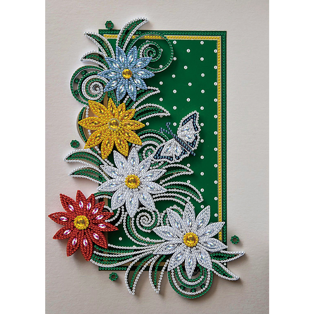 

Flower Quilling Paper - Special Shaped Diamond Painting - 30*40CM, 501 Original